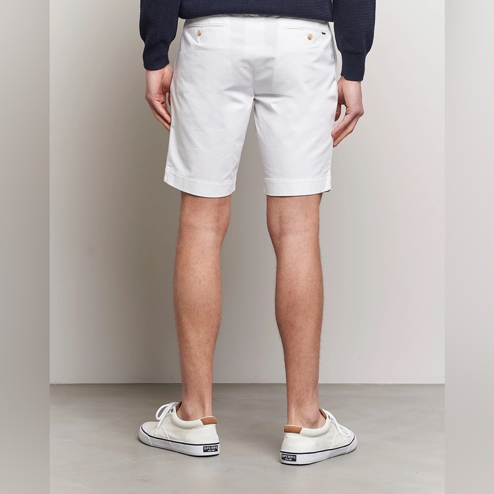Polo Ralph Lauren Tailored Slim Fit Shorts White - Picture 3 of 10